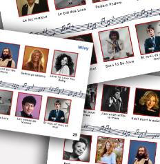 Loto Musique pour EHPAD et résidence senior - Chansons populaires n°2