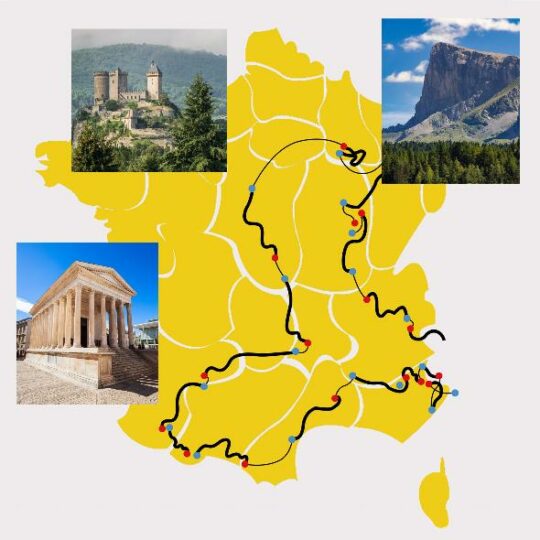 Géographie - Le patrimoine du Tour de France 2024